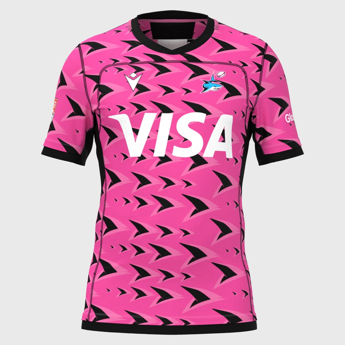 Miami Sharks MLR 2025 Away Replica Rugby Jersey - Official Macron Rugby Shirt for Fans & Players - Perfect for Game Day & Sports Events