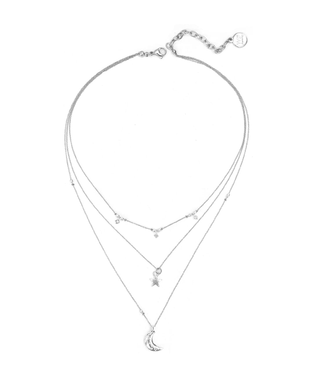 Celeste Sterling Silver Necklace for Women - Elegant 925 Silver Pendant Jewelry Gift for Her, Perfect for Birthday, Anniversary & Everyday Wear