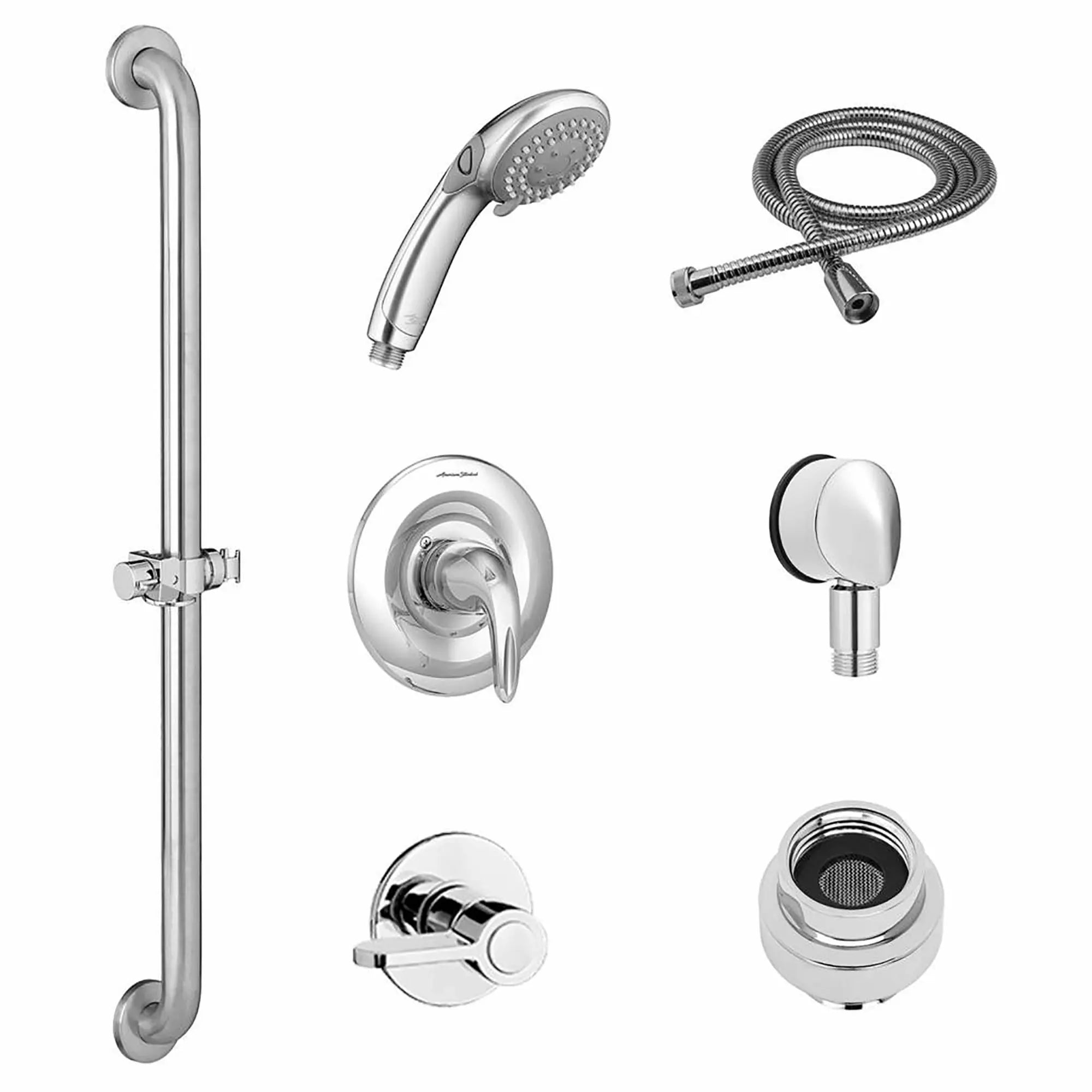 Commercial Shower System Trim Kit - 2.5 GPM/9.5 LPM Flow Rate with 36