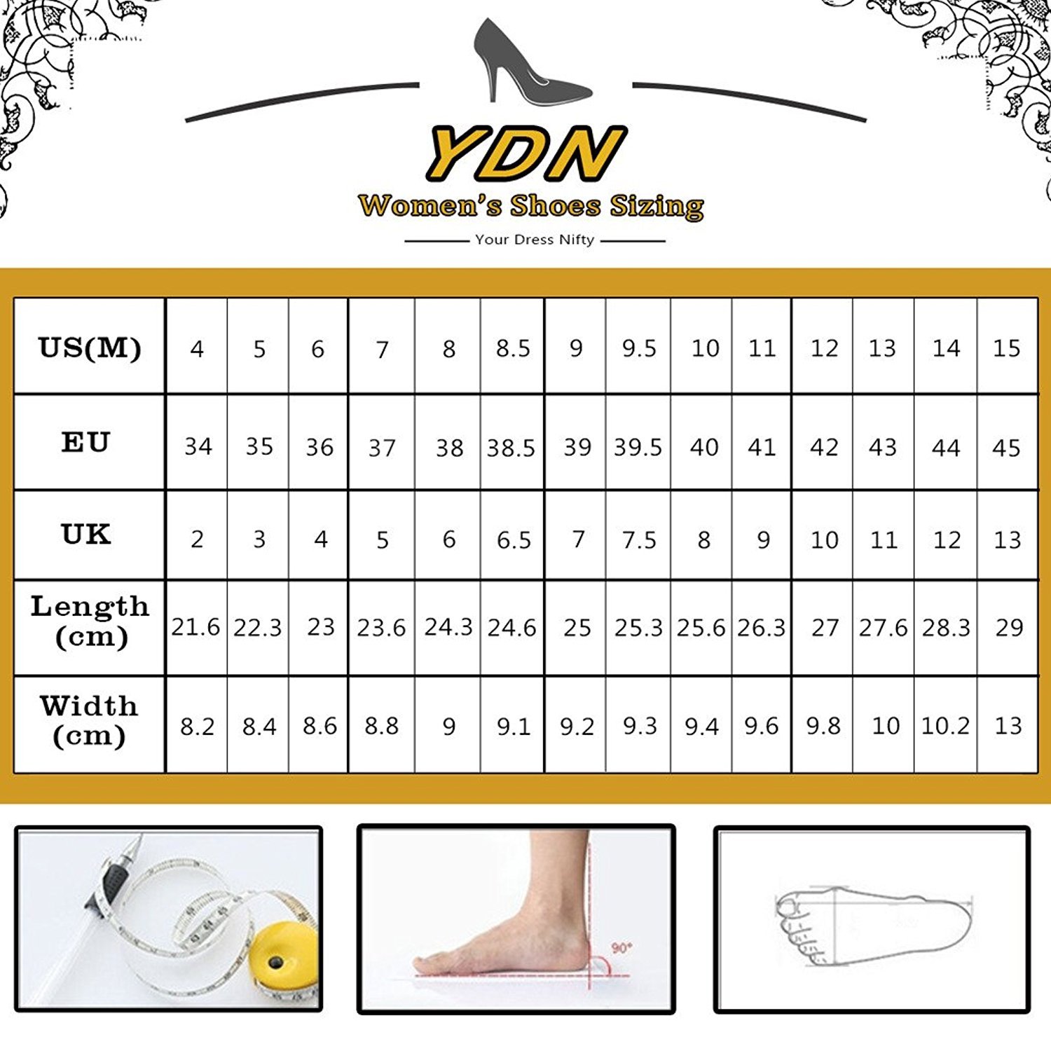 YDN Women's Open Toe Platform Pumps - Chunky High Heel Slingback Sandals with Ruffles & Cross Strap for Summer | Dressy Party, Wedding, Date Night & Office Wear