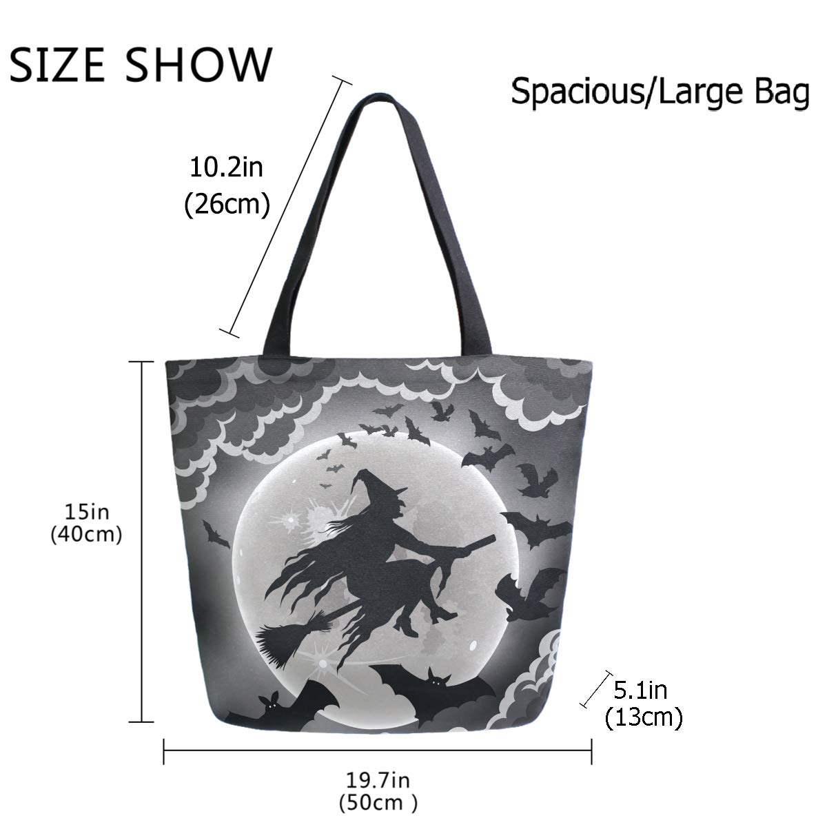 Stylish Printed Extra Large Tote Bag for Women - Durable Beach Travel, Gym, Grocery Shopping & Weekender Bag - Reusable Eco-Friendly Shoulder Tote (Perfect for Work, Vacation & Daily Errands)