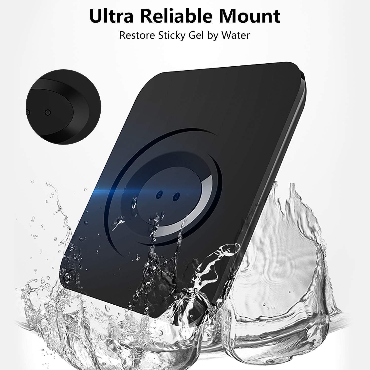Universal Silicone Car Phone Holder Mount - Non-Slip Dashboard & Windshield Car Pad Mat - Compatible with iPhone 13/12/11 Pro Max/XR/XS/8/7 & Galaxy S20/Note 20 - Perfect for GPS Navigation & Hands-Free Driving