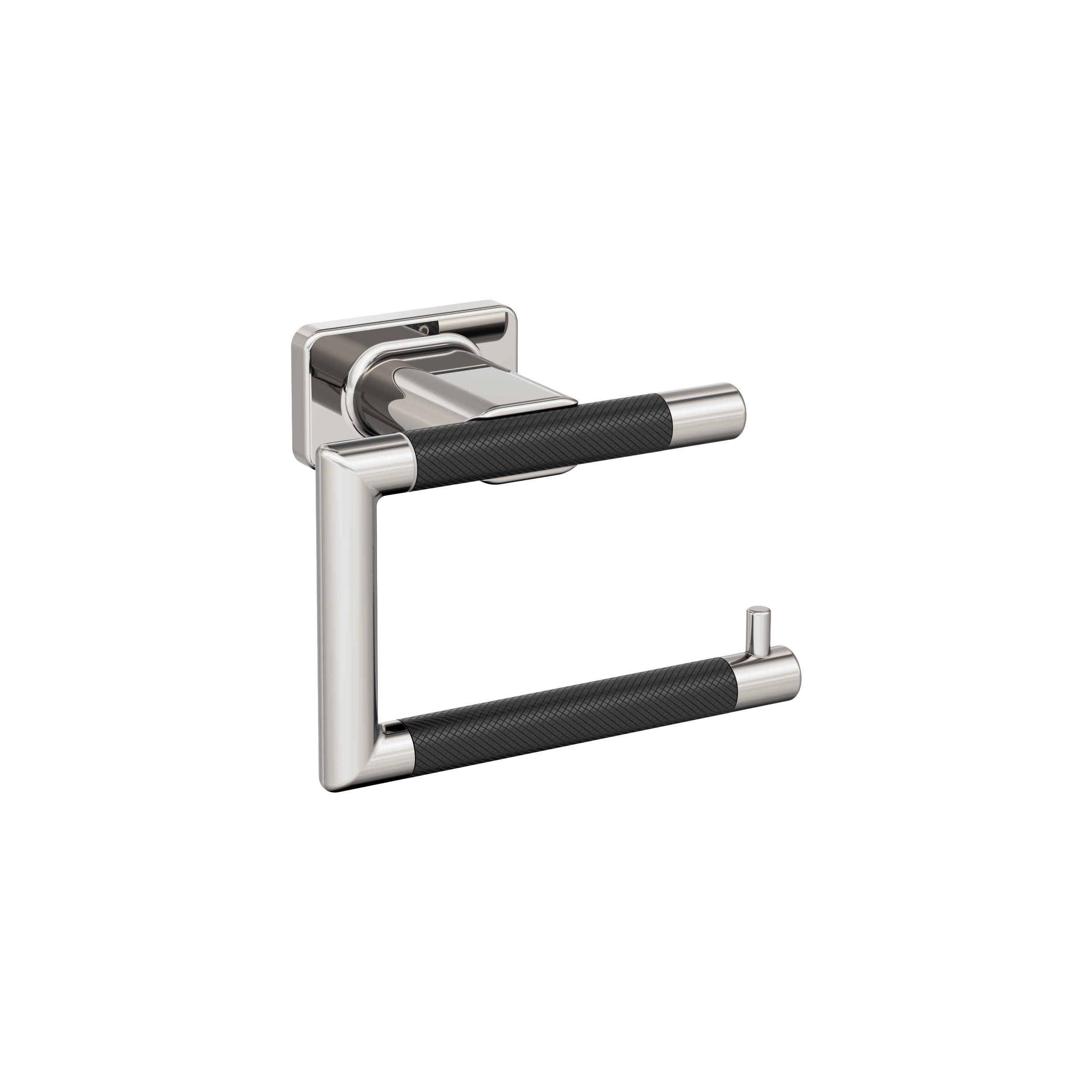 Amerock Esquire 24-Inch Polished Nickel & Black Bronze 3-Piece Towel Bar Set - Bathroom Accessories for Modern Home Decor