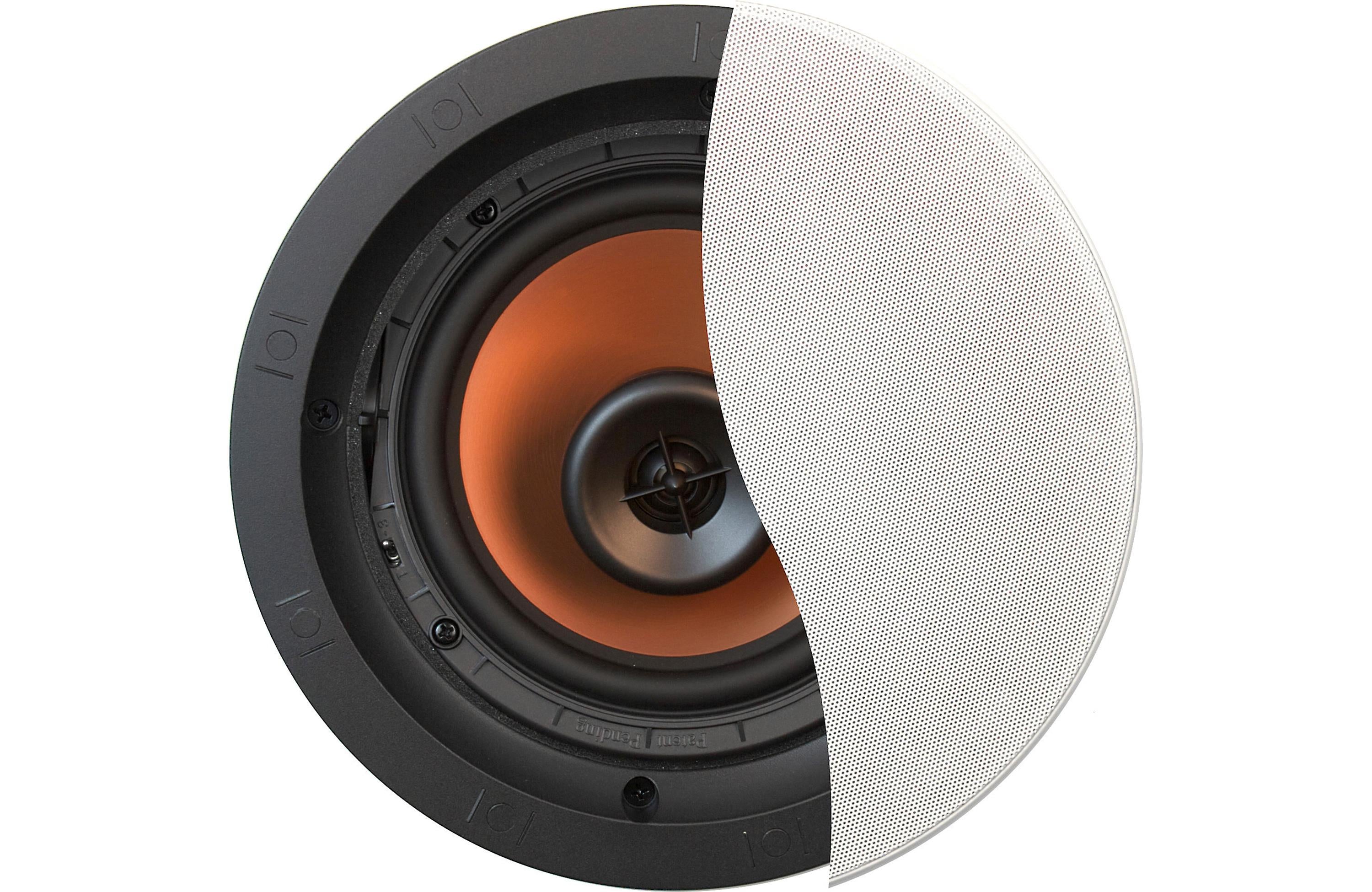 Klipsch CDT 5650 C II Premium In-Ceiling Speaker - High Performance Home Audio System for Dolby Atmos & Surround Sound - Perfect for Home Theater, Living Room & Office Setup