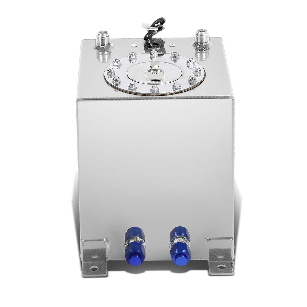 DNA MOTORING 2.5 Gallon Aluminum Fuel Cell Gas Tank - Top Feed Design 8