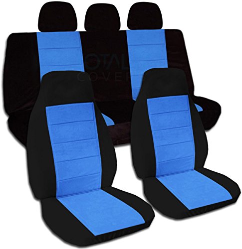 Black and Light Blue