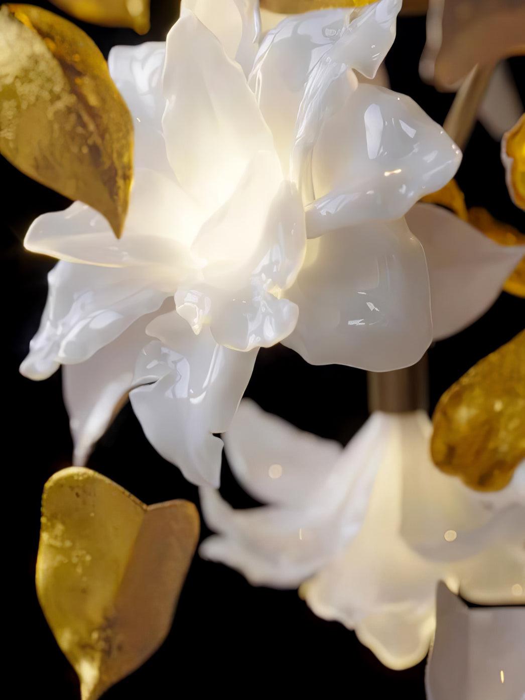Flying Flowers Fluttering Chandelier - Elegant Butterfly Ceiling Light Fixture for Bedroom, Living Room & Nursery Decor | Romantic Boho Home Lighting