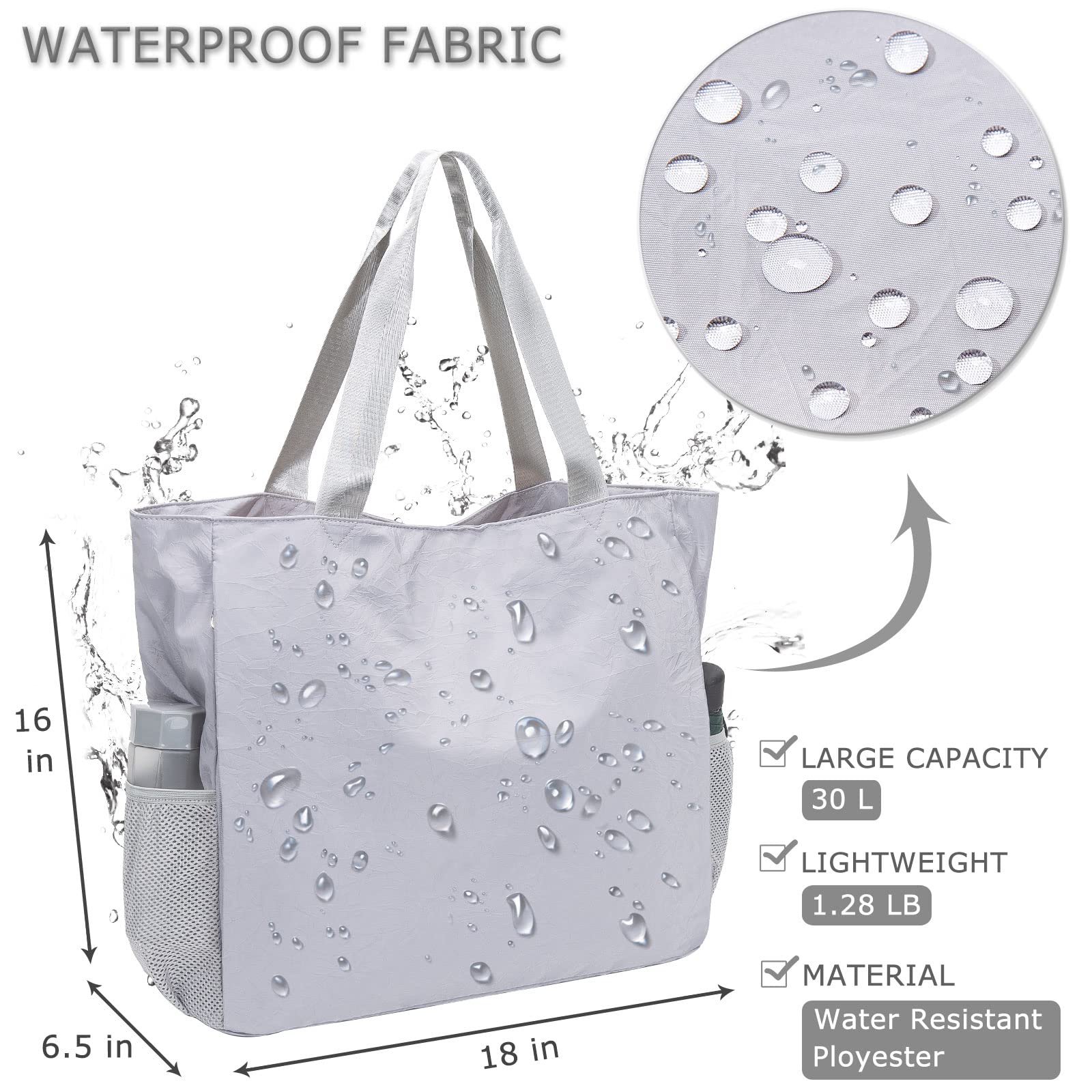 Premium Waterproof Yoga Mat Bag with Shoulder Strap & Wet Pocket - Durable Gym Bag for Yoga, Pilates, Travel, Beach & Daily Use - Perfect for Fitness Enthusiasts & On-the-Go Lifestyles