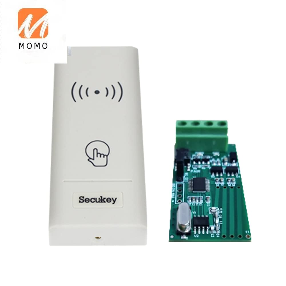 Long Range Wireless Wiegand Reader - Secure RFID Proximity Card Access System for Doors, Gates & Security (Up to 100ft) - Ideal for Office Buildings, Parking Lots & Home Security