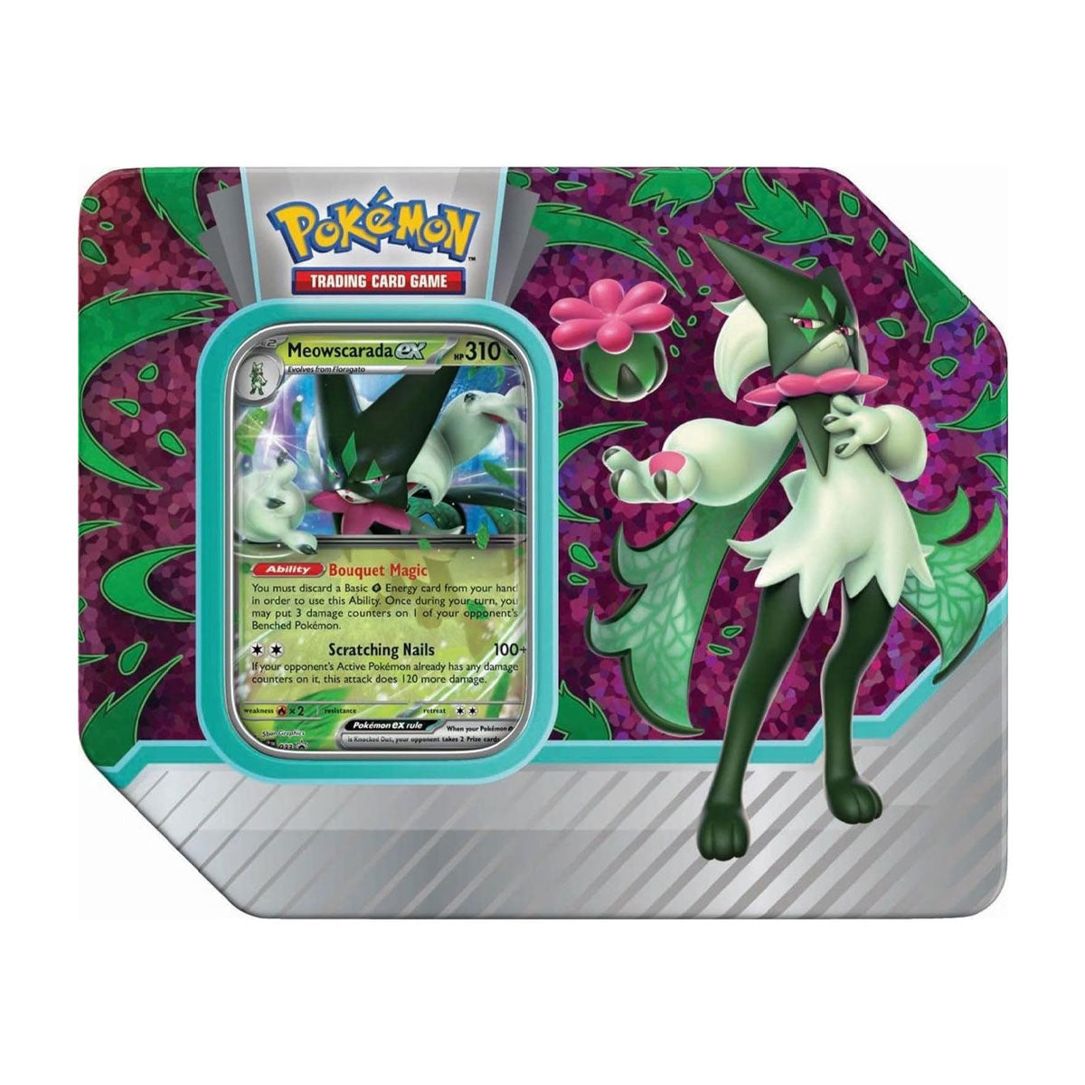 Pokemon Paldea Partners Tin - Exclusive Collectible Trading Card Set for Pokemon TCG Fans | Perfect for Battles, Gifts & Collecting
