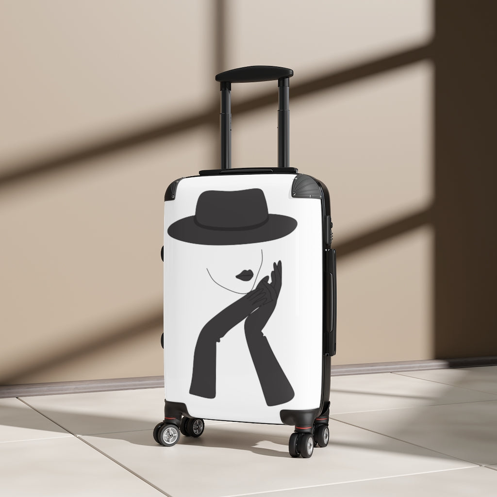 Stylish Women's Carry-On Cabin Suitcase - Lightweight Travel Luggage for Business Trips & Weekend Getaways