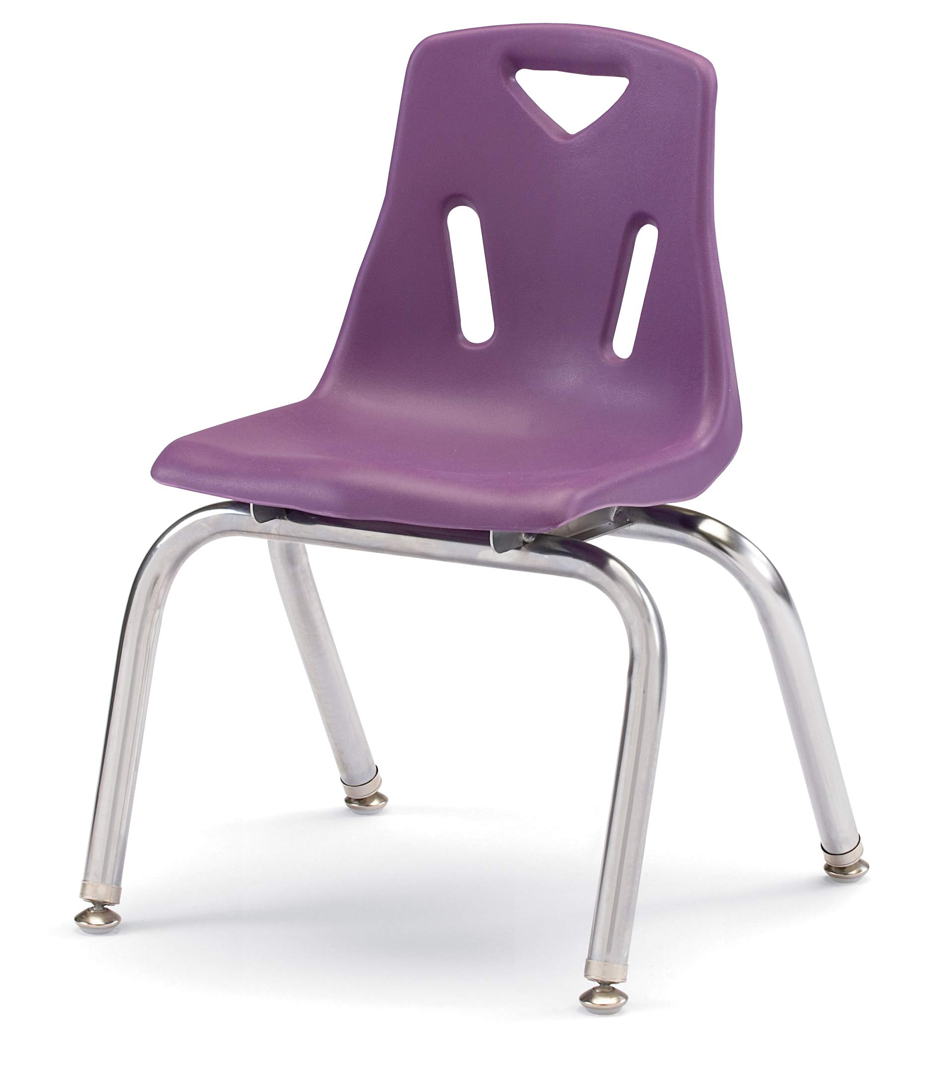 Jonti-Craft Berries 8144JC1004 Kids Stacking Chair with Chrome-Plated Legs - 14