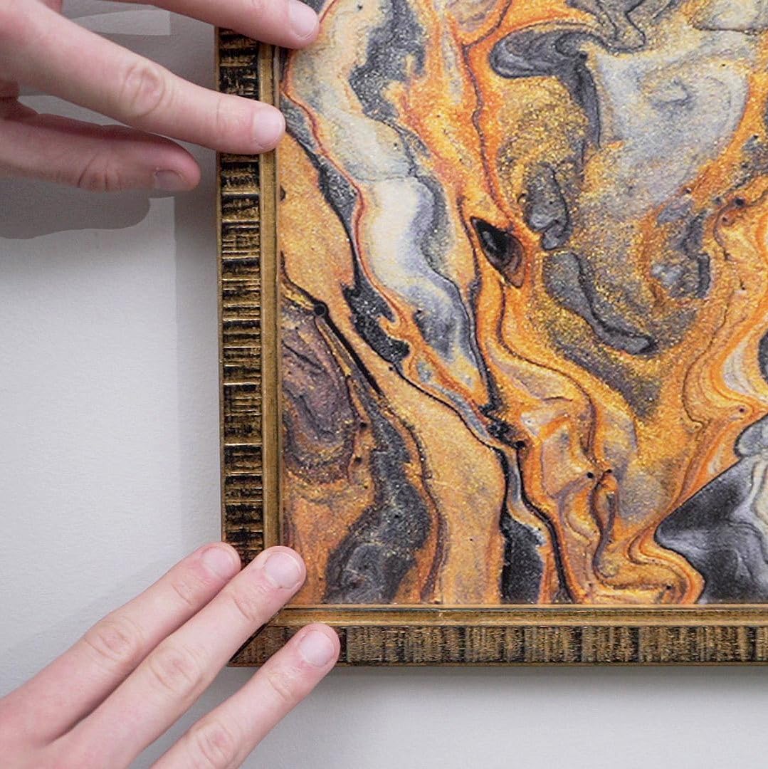 24x36 Gold Kingsley Distressed Solid Wood Picture Frame - 0.75