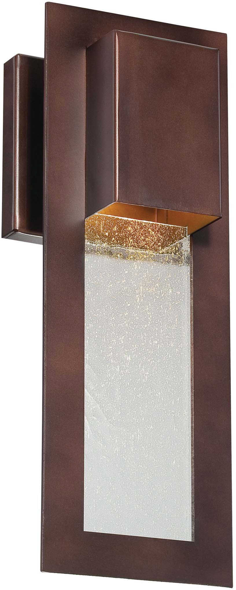 Minka Lavery Modern Outdoor Wall Light 72381-246 - Dark Sky Exterior Wall Lantern, 35W Halogen, Bronze Finish - Perfect for Porch, Patio, and Garden Lighting