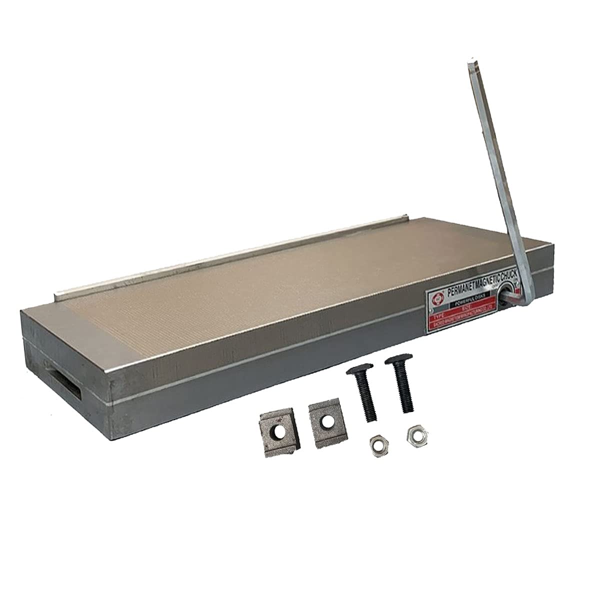6x16 Inch Fine Pole Permanent Magnetic Chuck - Powerful Sealed Rectangular Chuck for Grinding Machine | Precision Metal Workholding for Surface Grinding & Milling Operations