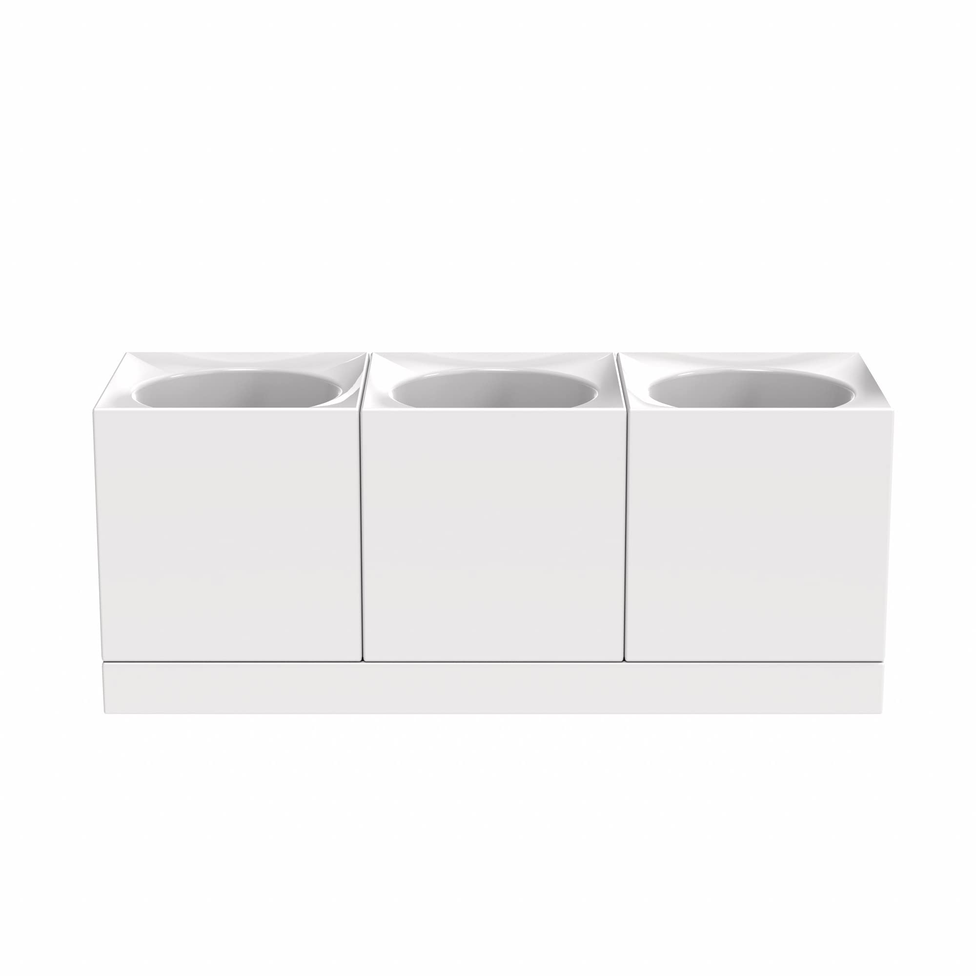 LeGrow Smart Garden Indoor Planter Starter Kit - 3 Patented Design Self-Watering Plant Pots with Water Holding Base Tray for Herbs, Flowers & Vegetables - Perfect for Home, Office & Kitchen Gardening (Plants Not Included)