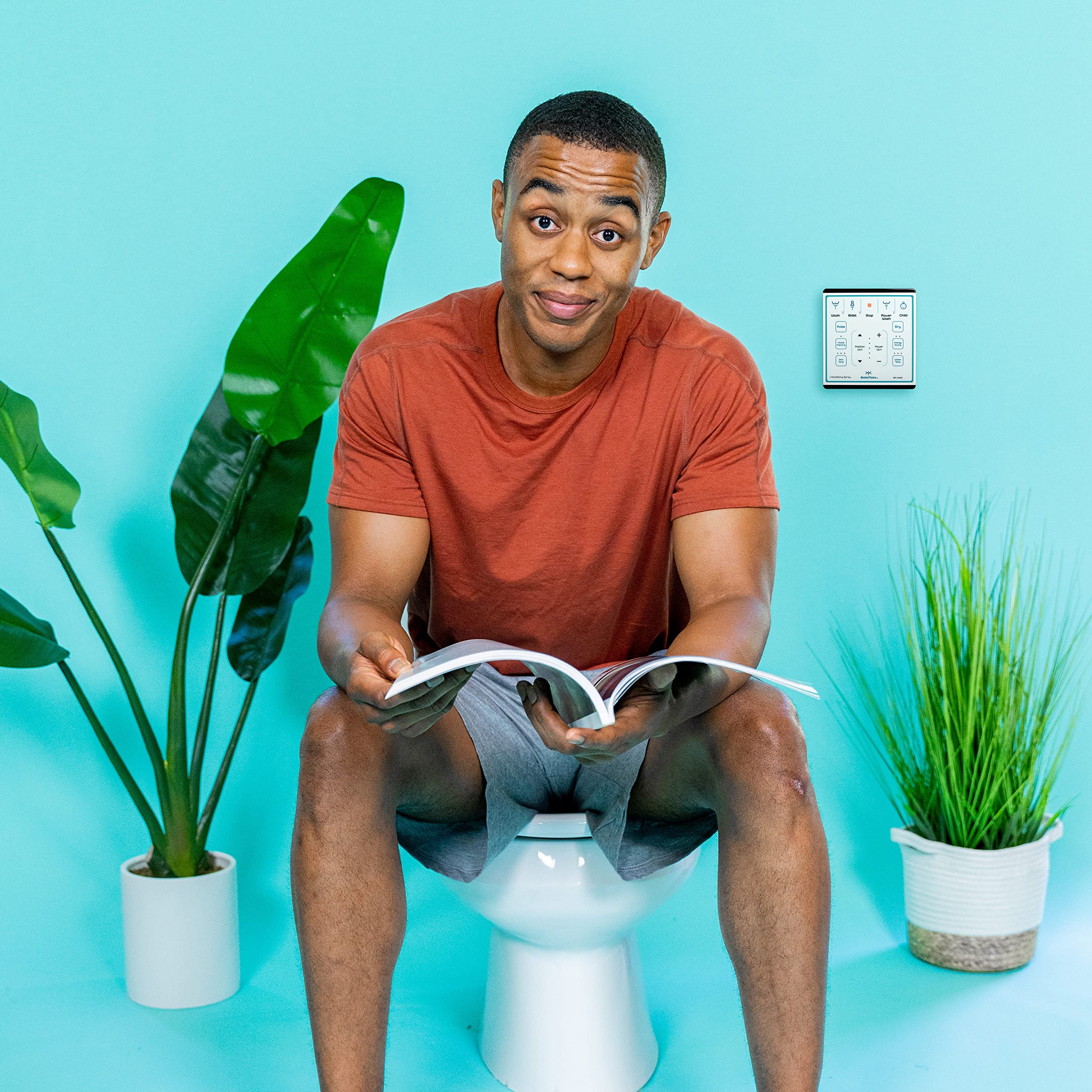 BidetMate 1000 Series Smart Bidet Toilet Seat - Heated Seat & Water, Warm Air Dryer, Wireless Remote Control - Self-Cleaning Electric Bidet with Adjustable Nozzle & Multiple Wash Modes - Perfect for Elderly, Disabled & Luxury Bathroom Upgrade - Fits Elongated Toilets