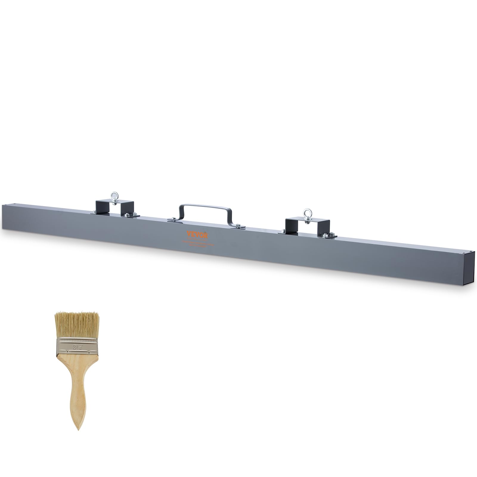 VEVOR 84 Inch Magnetic Sweeper - 120LBS Capacity Industrial Magnet for Nails, Bolts & Iron Chips - Heavy Duty Aluminum Surface Forklift Magnet for Construction, Workshop & Hunting Accessories - Perfect for Garage Cleanup, Job Sites & Metal Recycling