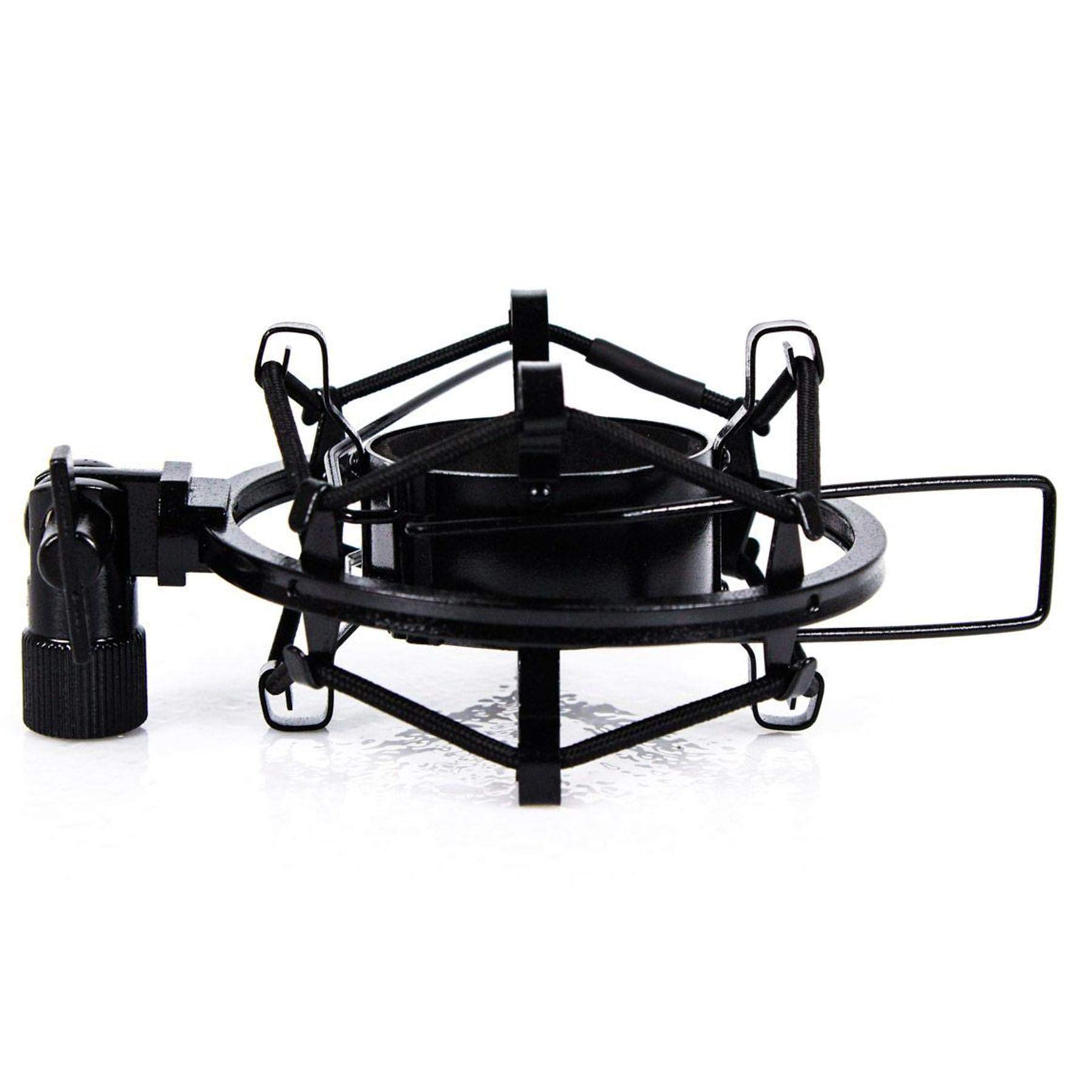 MXL Black Shock Mount for Audio-Technica 20-Series Microphones - Professional Mic Suspension for Podcasting, Voice Overs & Studio Recording