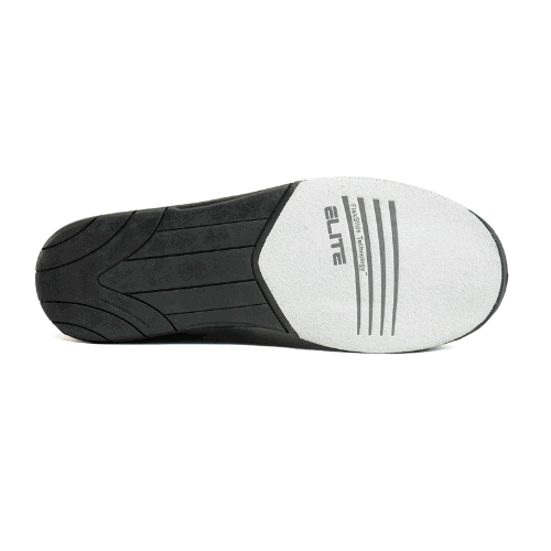 ELITE Men's Black & Royal Athletic Bowling Shoes - Universal Sliding Soles for Right/Left Handed Bowlers - Comfortable Lace-Up Design for League Play & Tournament Use