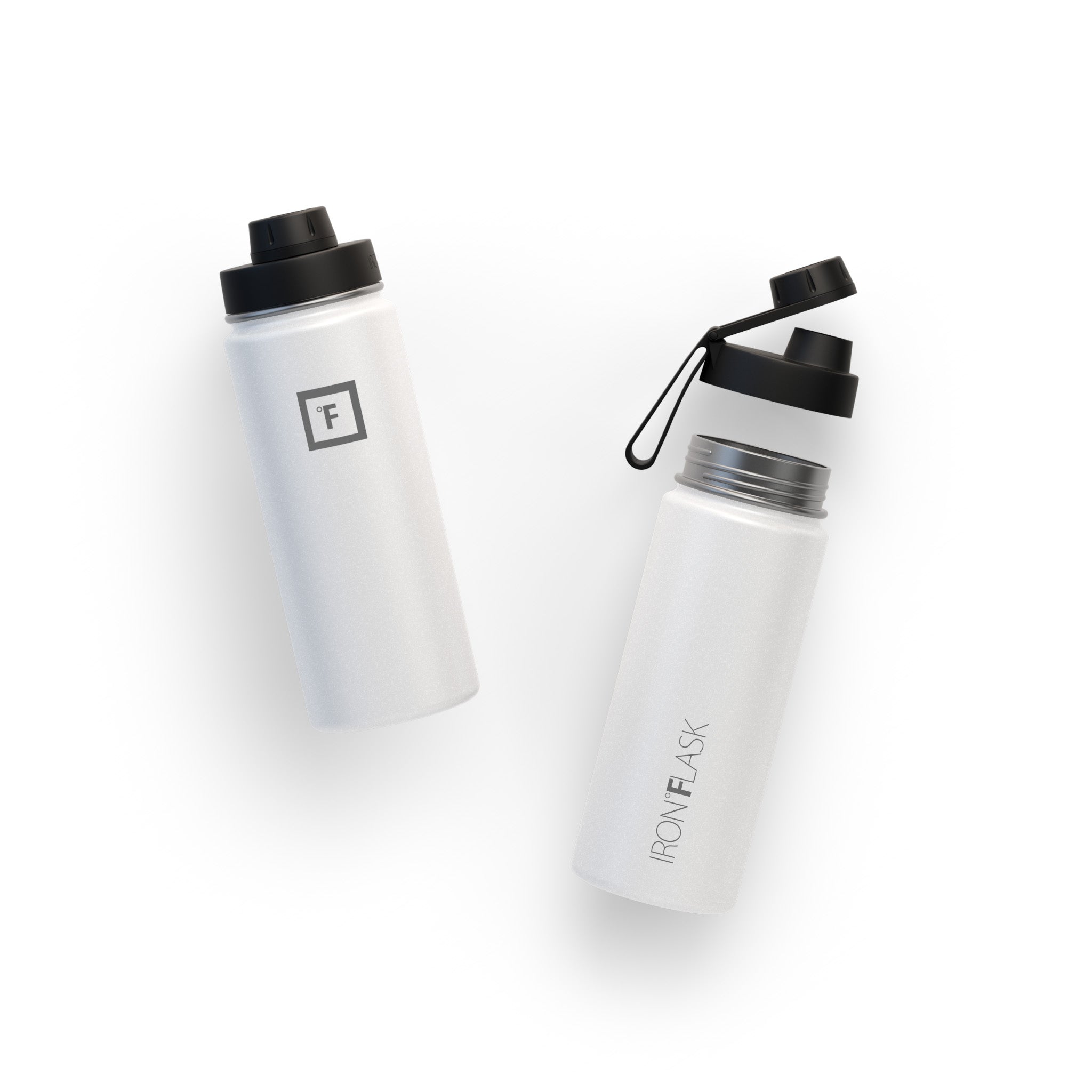 18 Oz Wide Mouth Water Bottle with Spout Lid - Leak Proof & BPA Free - Perfect for Gym, Hiking, Travel & Outdoor Activities