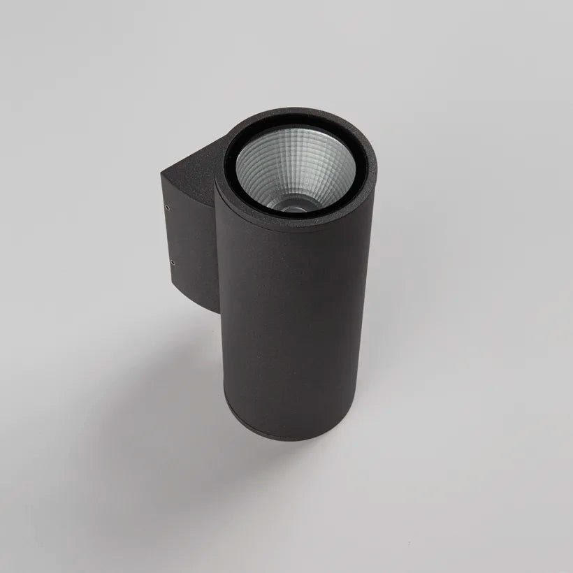 Connaught IP65 Waterproof Outdoor Up Down Wall Light - Graphite Finish for Patio, Garden, and Exterior Home Lighting