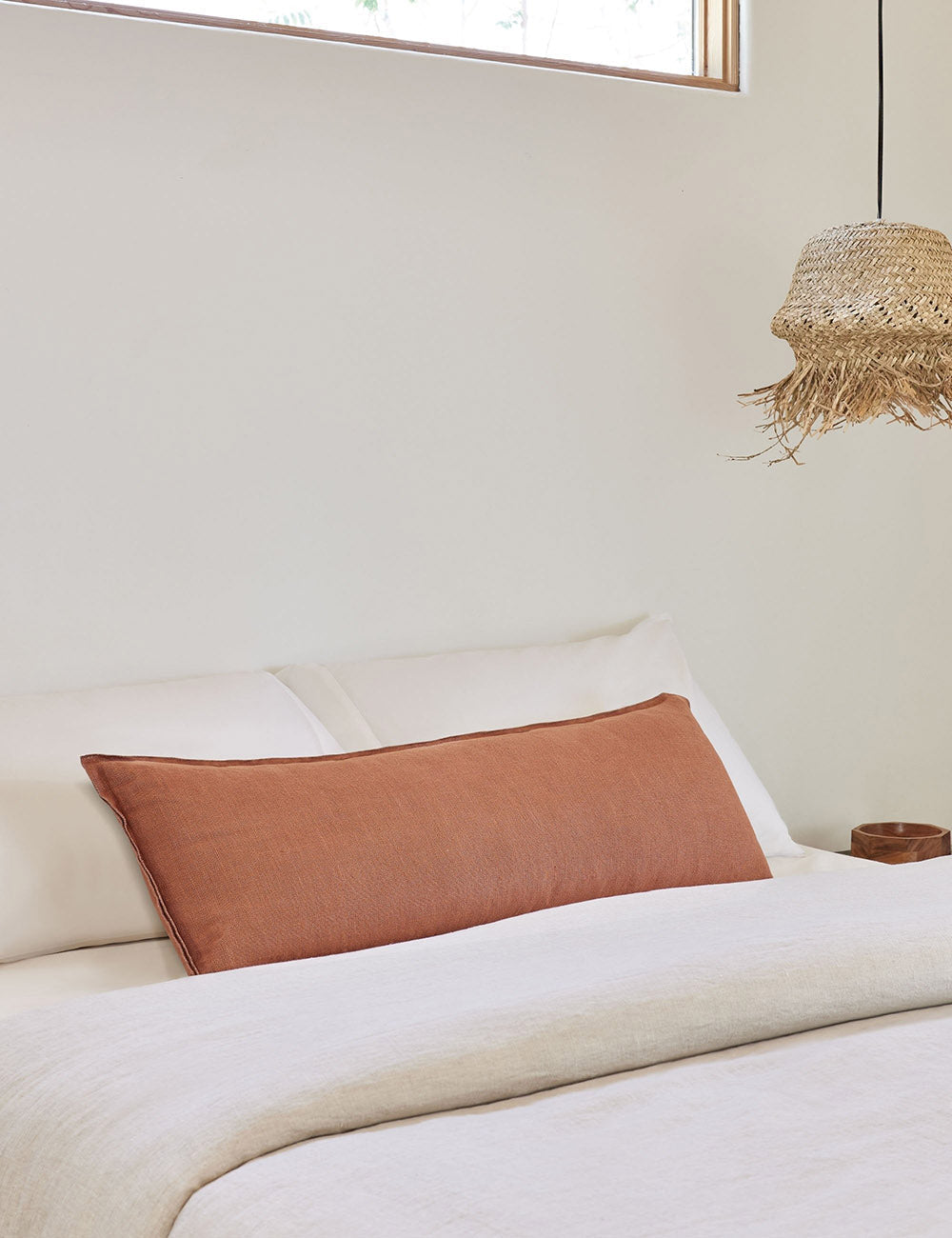 Arlo Linen Pillow - 100% Natural Linen Cover, Breathable & Hypoallergenic - Perfect for Bedroom, Living Room & Nursery Decor