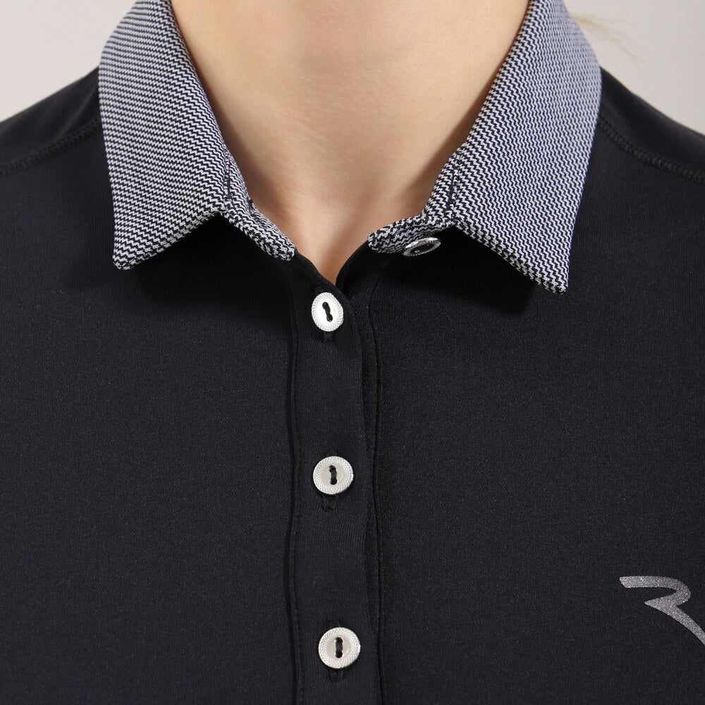 AVENDO Men's Printed Collar Pro Therm® Performance Polo Shirt - Moisture Wicking, Breathable, Quick Dry - Perfect for Golf, Tennis & Casual Wear - Final Sale