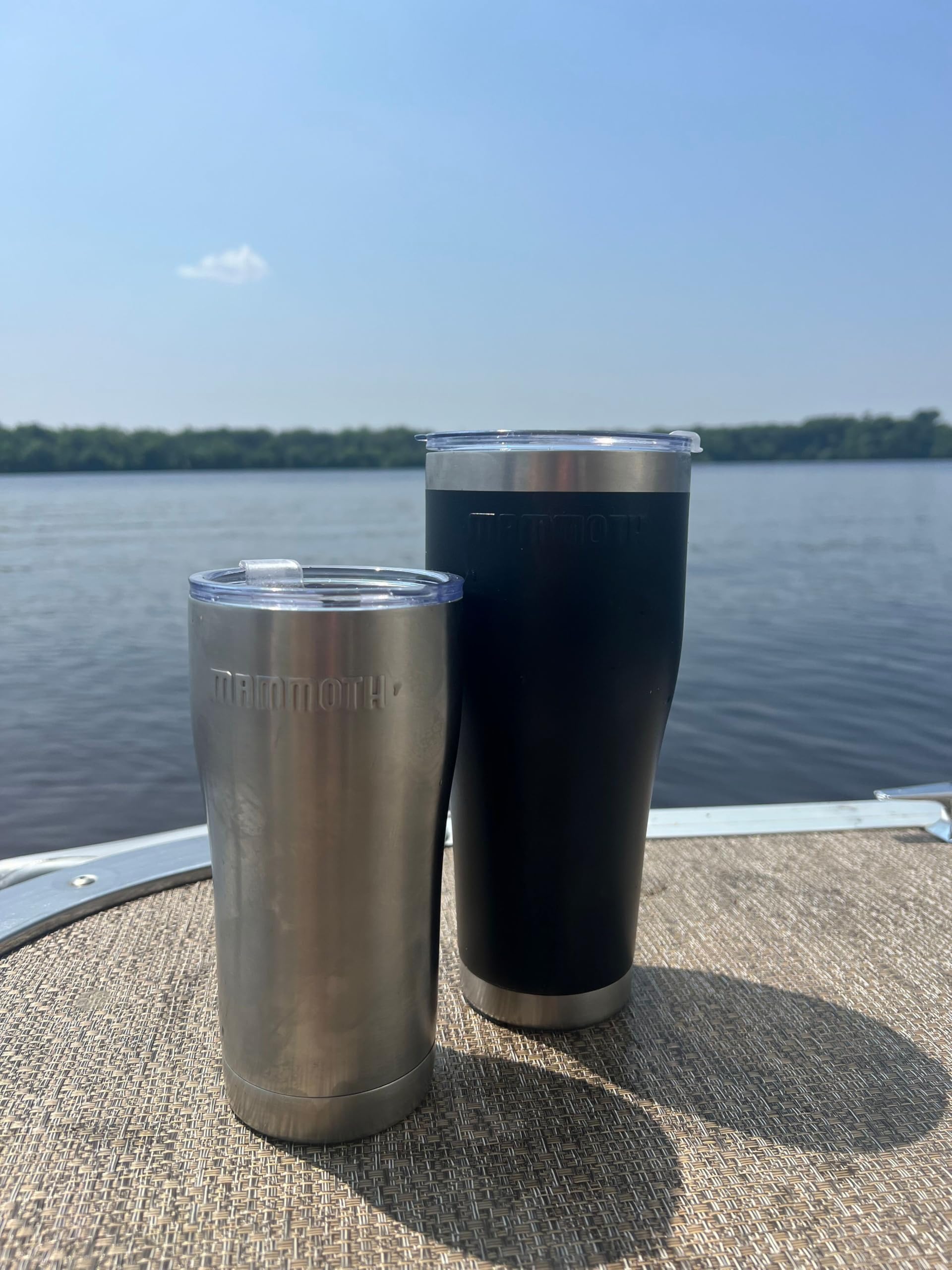 Mammoth Coolers Rover Tumbler 30 oz - Double Wall Vacuum Insulated Stainless Steel Cup - Keeps Drinks Cold for 24 Hours & Hot for 12 Hours - Perfect for Camping, Hiking, Office & Outdoor Activities