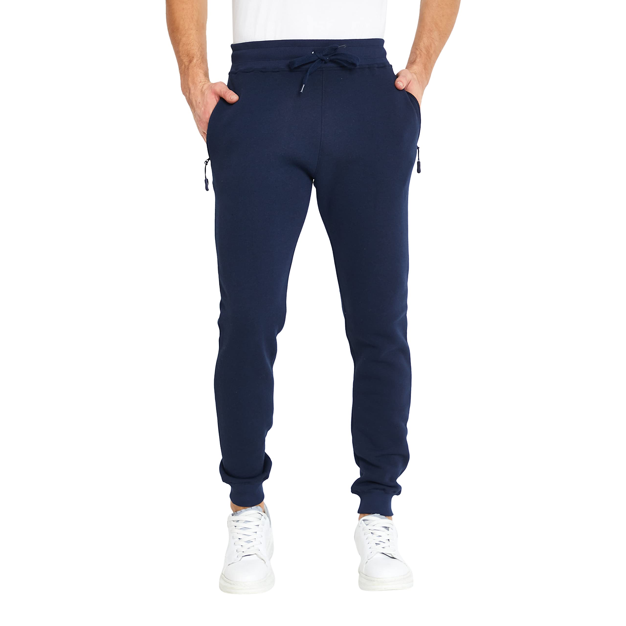 Kandor Men's Tracksuit Pants with Zipper Pockets - Comfortable Joggers for Gym Workouts, Hiking & Daily Wear | Perfect for Running, Training & Casual Outfits