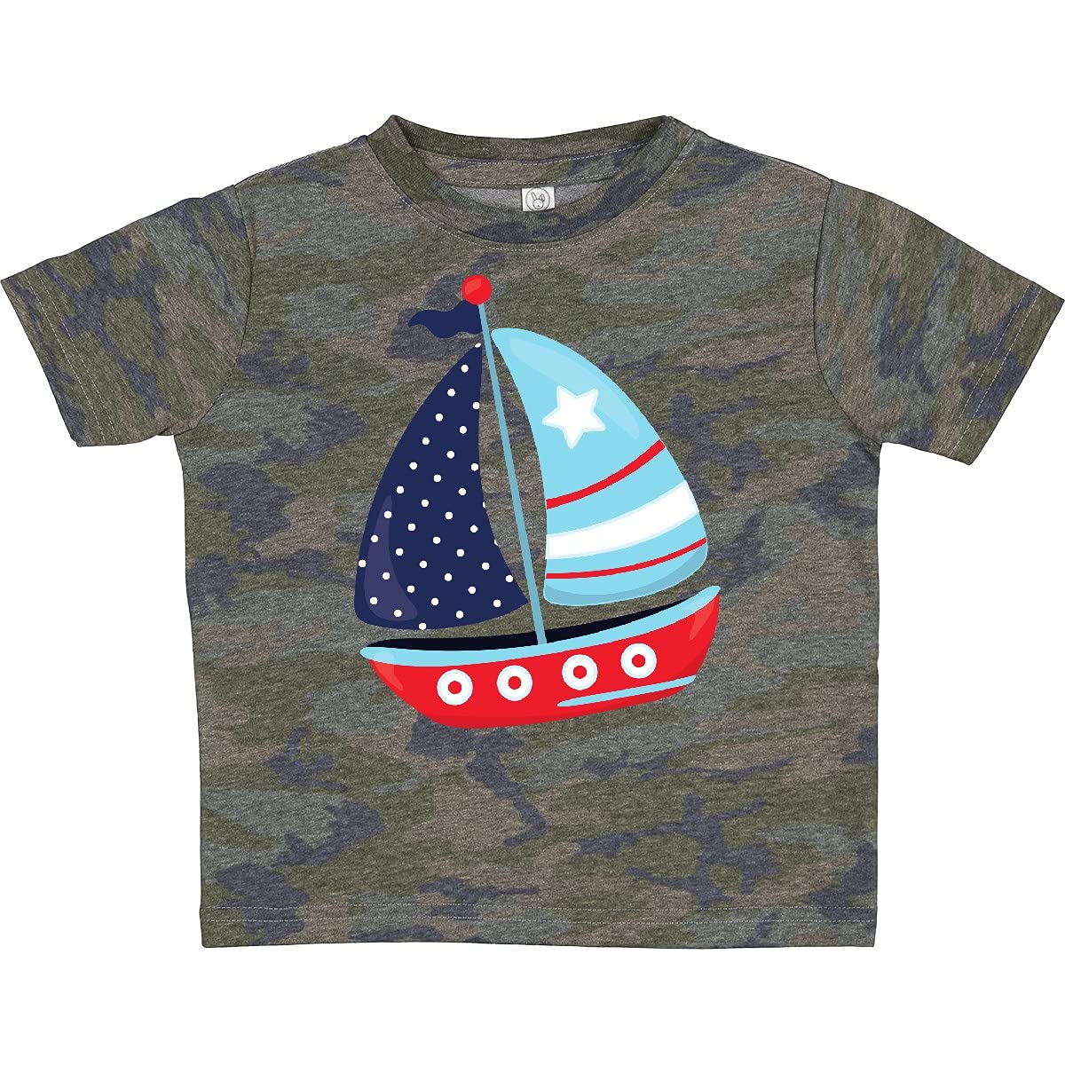 Inktastic Sailing Boat Toddler T-Shirt for Kids & Sailor Lovers