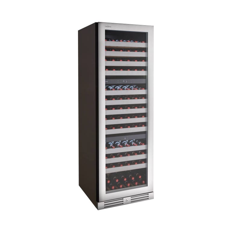 KN143T 143 Bottle Wine Cooler - Premium Stainless Steel Wine Refrigerator for Home & Commercial Use | Perfect for Wine Cellars, Restaurants & Bars