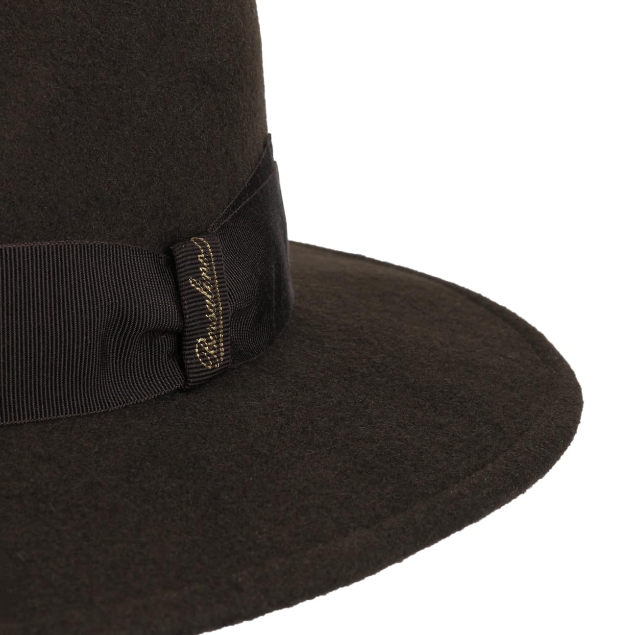 Borsalino Fur Felt Fedora Hat for Men - Elegant Winter Style
