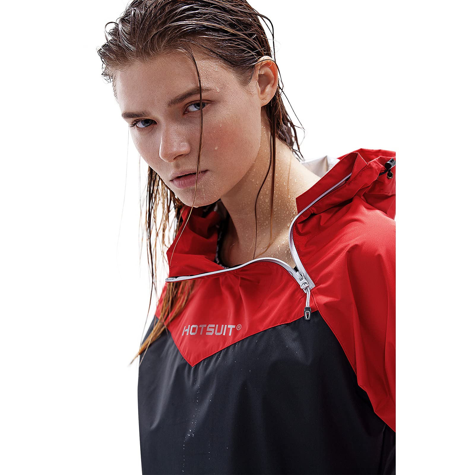 HOTSUIT Women's Sauna Suit for Weight Loss - Sweat Workout Jacket for Boxing, Gym & Fitness Training | Perfect for Home Workouts, Running & Fat Burning Sessions