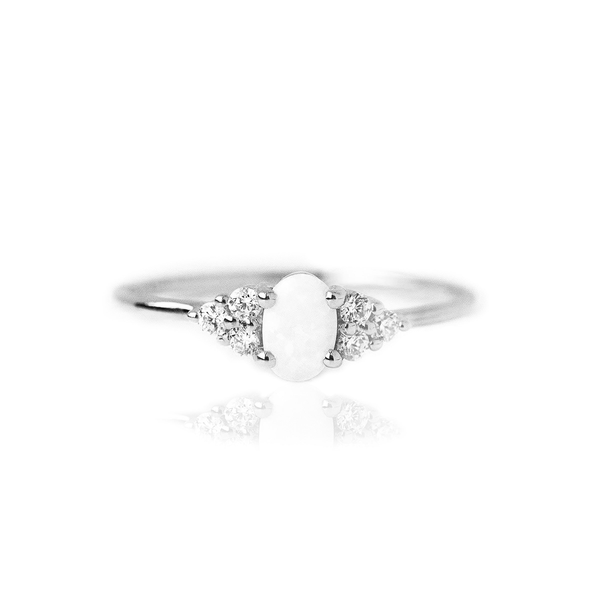 CherishedEssence: 14K Gold Oval Breastmilk Keepsake Ring - Perfect for Nursing Mothers & Memorial Jewelry Gifts