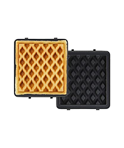 BRUNO BOE083-WAFFLE Electric Grill Maker - Non-Stick Panini Press & Waffle Iron, 120V for Home Use | Perfect for Breakfast, Sandwiches, and Party Snacks | North America Authorized Dealership
