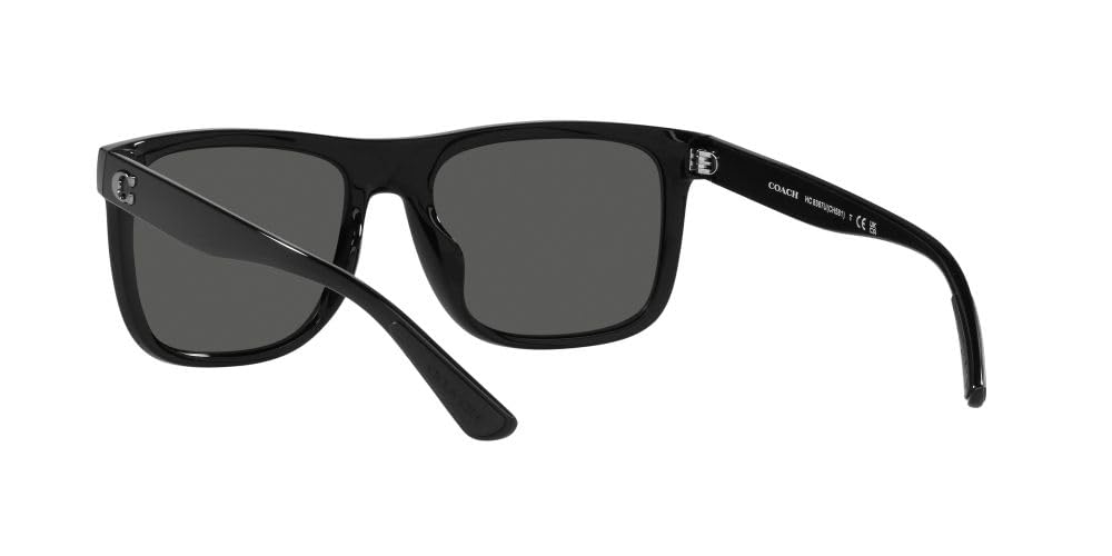 Coach HC8367U Men's Square Sunglasses - Classic Universal Fit for Casual & Outdoor Activities | UV Protection & Stylish Design
