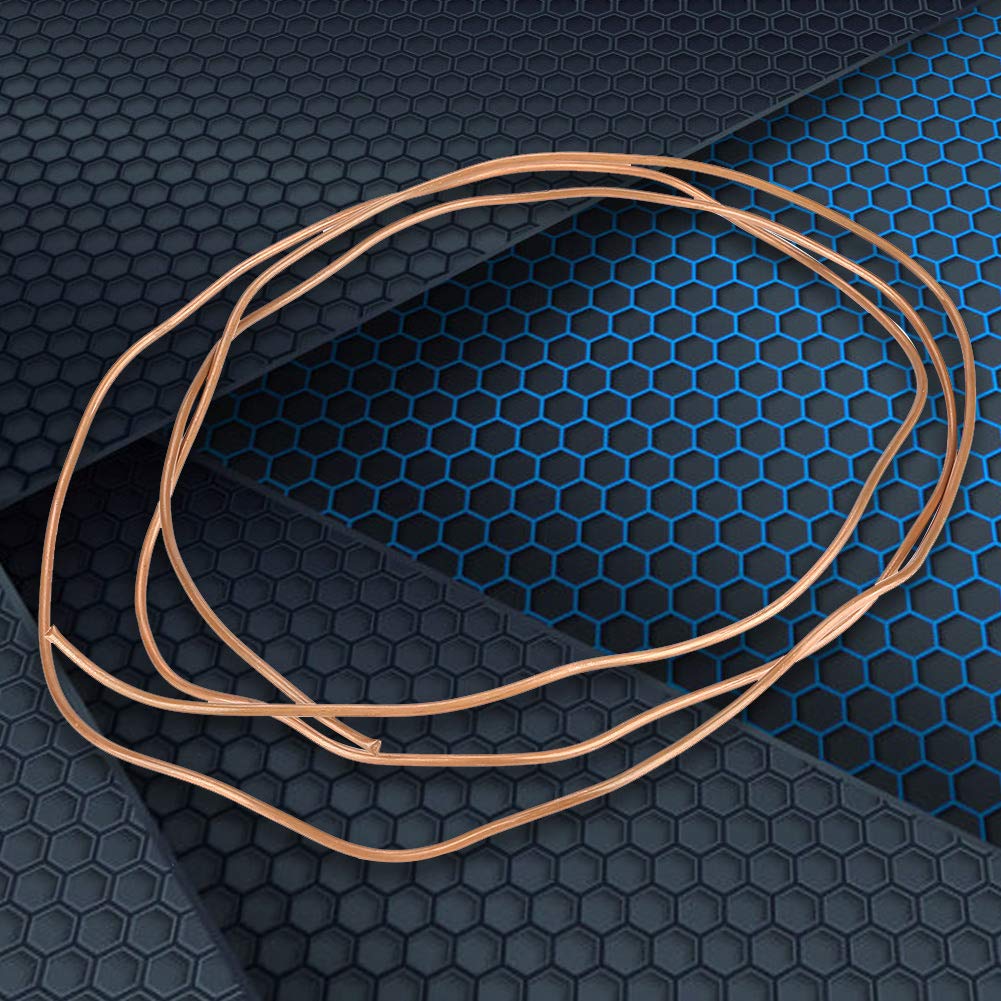 2M Soft Copper Tube Pipe 3mm OD x 2mm ID - Refrigeration Plumbing Supplies for HVAC, AC Repair & DIY Projects | Durable Flexible Copper Tubing for Coolant Lines & Gas Piping