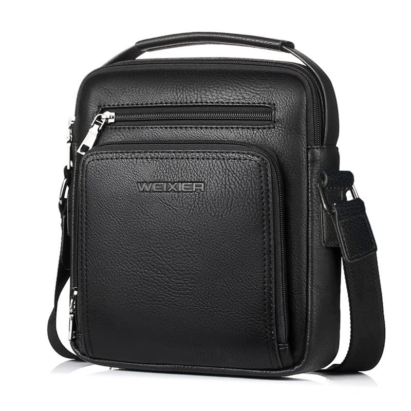 Men's Genuine Leather Crossbody Bag - Stylish Messenger Handbag for Business & Travel - Perfect for Work, Commuting & Summer Outings