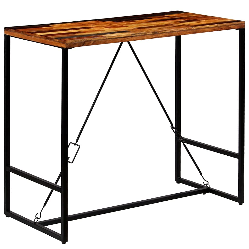 Rustic Industrial Bar Table - 47.2