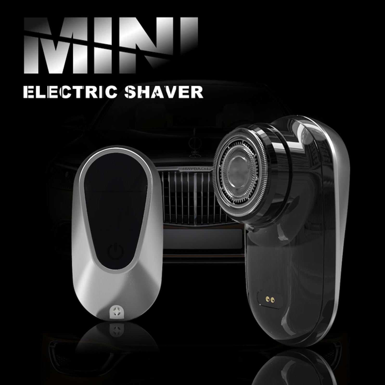 Premium Waterproof Electric Shaver for Men - Rechargeable Travel Beard Trimmer with Powerful Motor | Perfect for Home, Gym & Business Trips