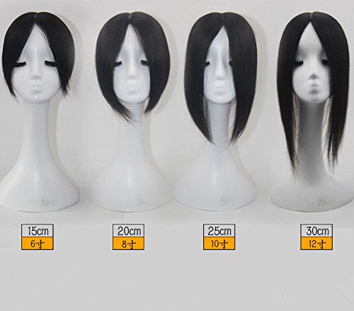 Natural Human Hair Toppers for Women - Clip In Hair Piece with Thinning Hair Solution, Invisible Silk Base 4x4 Inches, Long Hair Extensions for Volume & Coverage | Perfect for Daily Wear, Special Occasions & Hair Loss Concealment