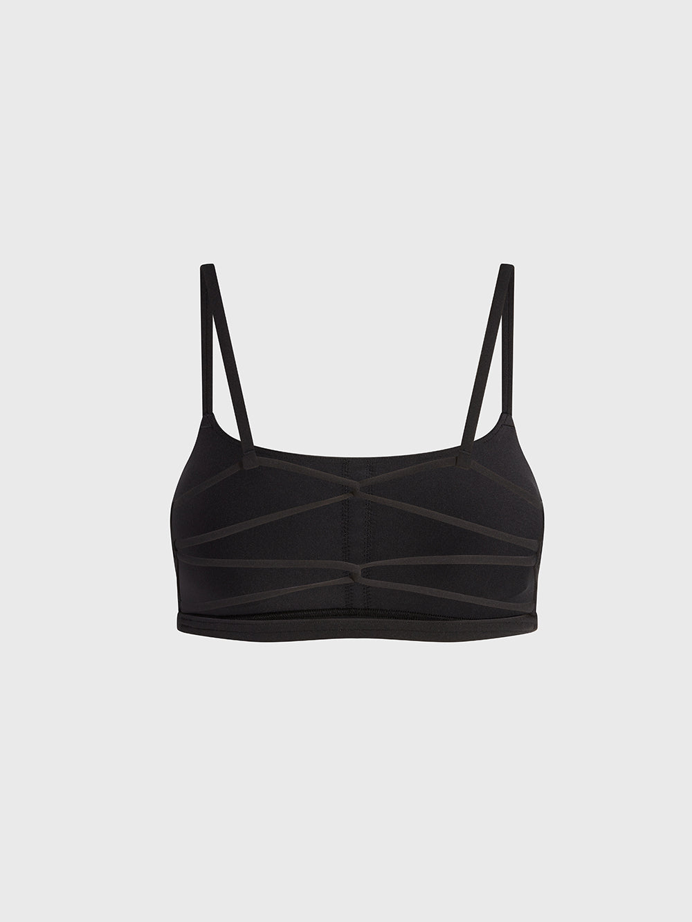 Lululemon Nulu Strappy Back Sports Bra - Black & White - High Support Yoga & Workout Bra for Women - Perfect for Gym, Running, and Activewear