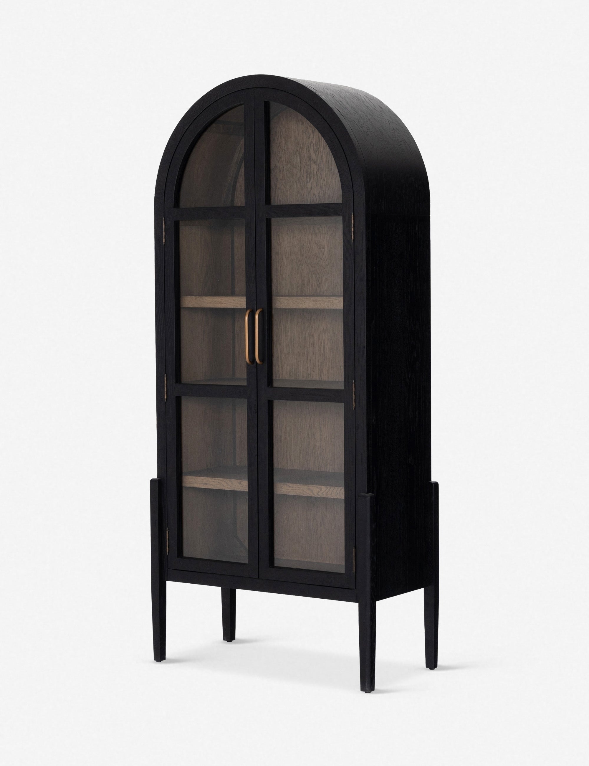 Apolline Glass Display Cabinet - Elegant Curio Cabinet for Collectibles & Home Decor - Perfect for Living Room, Dining Room, or Office Display