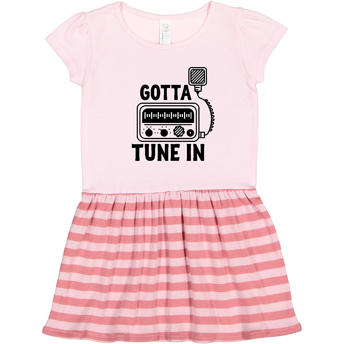 Inktastic CB Ham Radio Fan Toddler Dress - Cute Trucker Gift for Kids, Baby Girls & Boys - Perfect for Casual Wear, Family Outings & Special Occasions