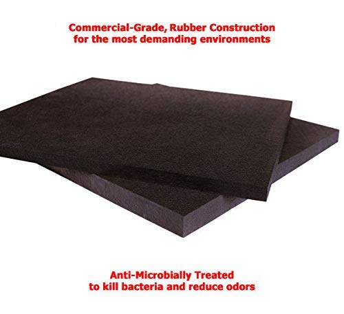 Premium American Floor Mats - Ultimate Stand-Alone Gym Mats 10% Red 4' x 6' - 1/2