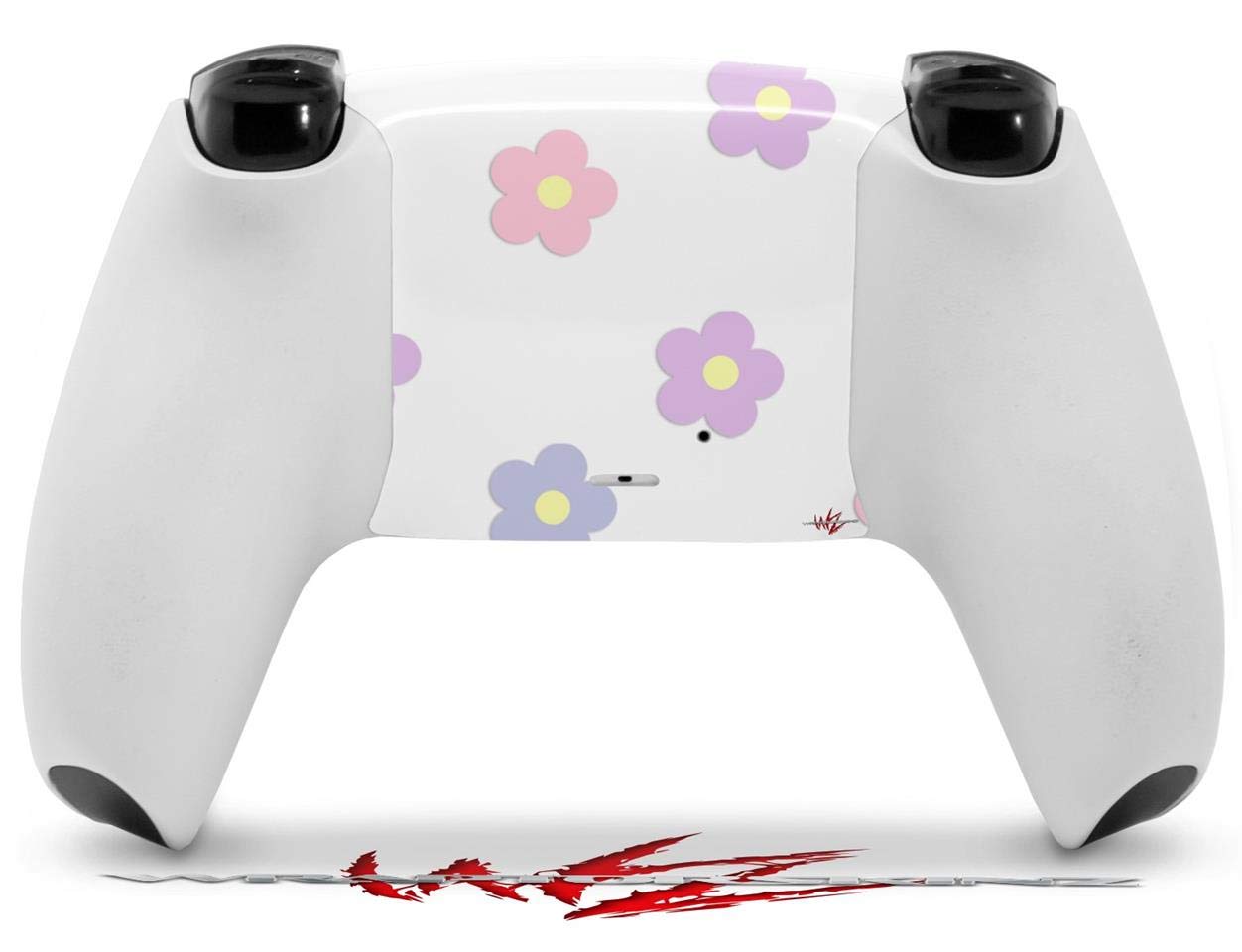 PS5 DualSense Controller Skin Wrap - Pastel Flowers for Gaming & Protection