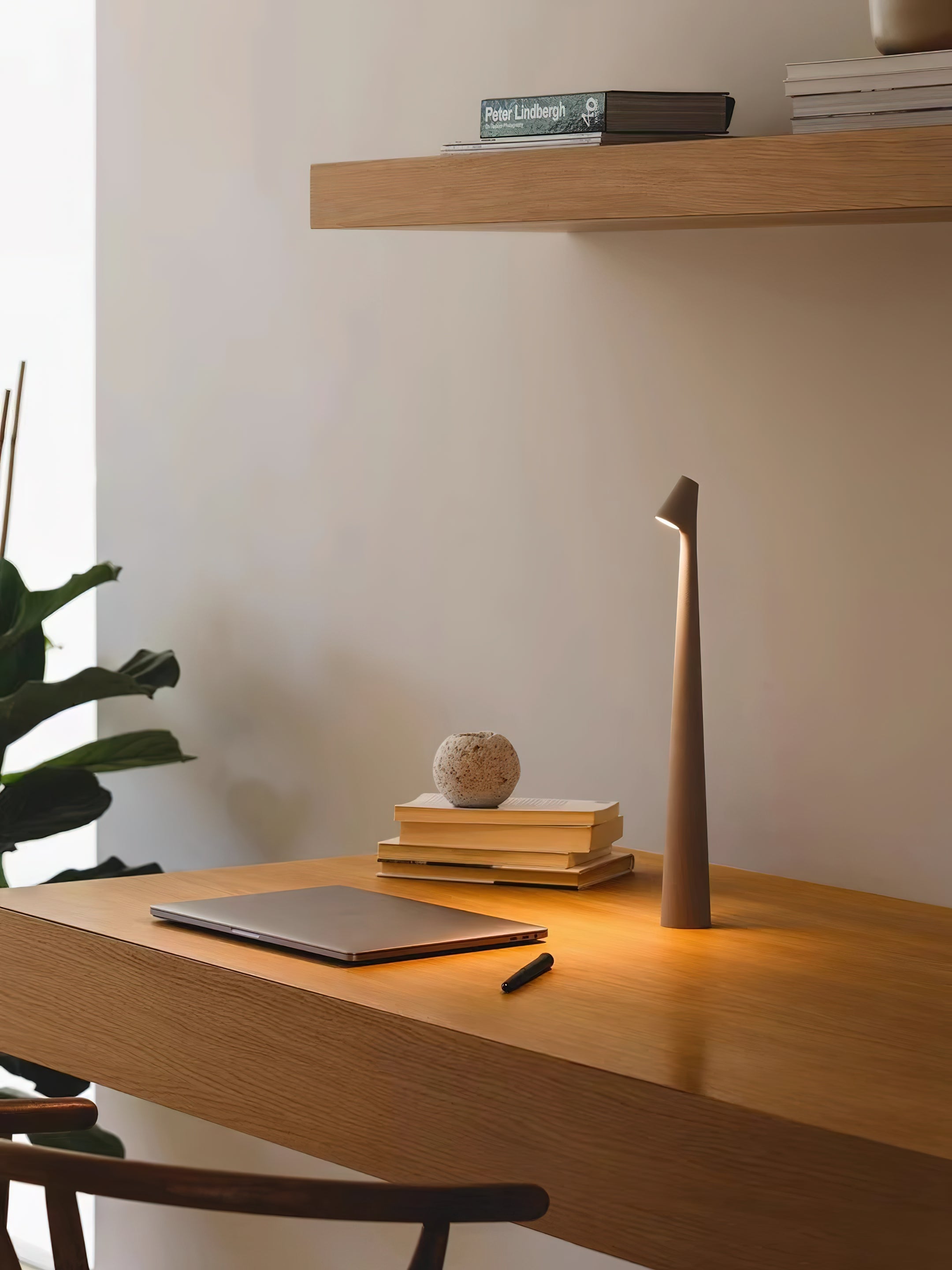 Portable African Table Lamp - Handmade Wooden Night Light for Bedroom, Living Room, or Office Decor - Perfect for Reading, Relaxing, and Creating Ambiance