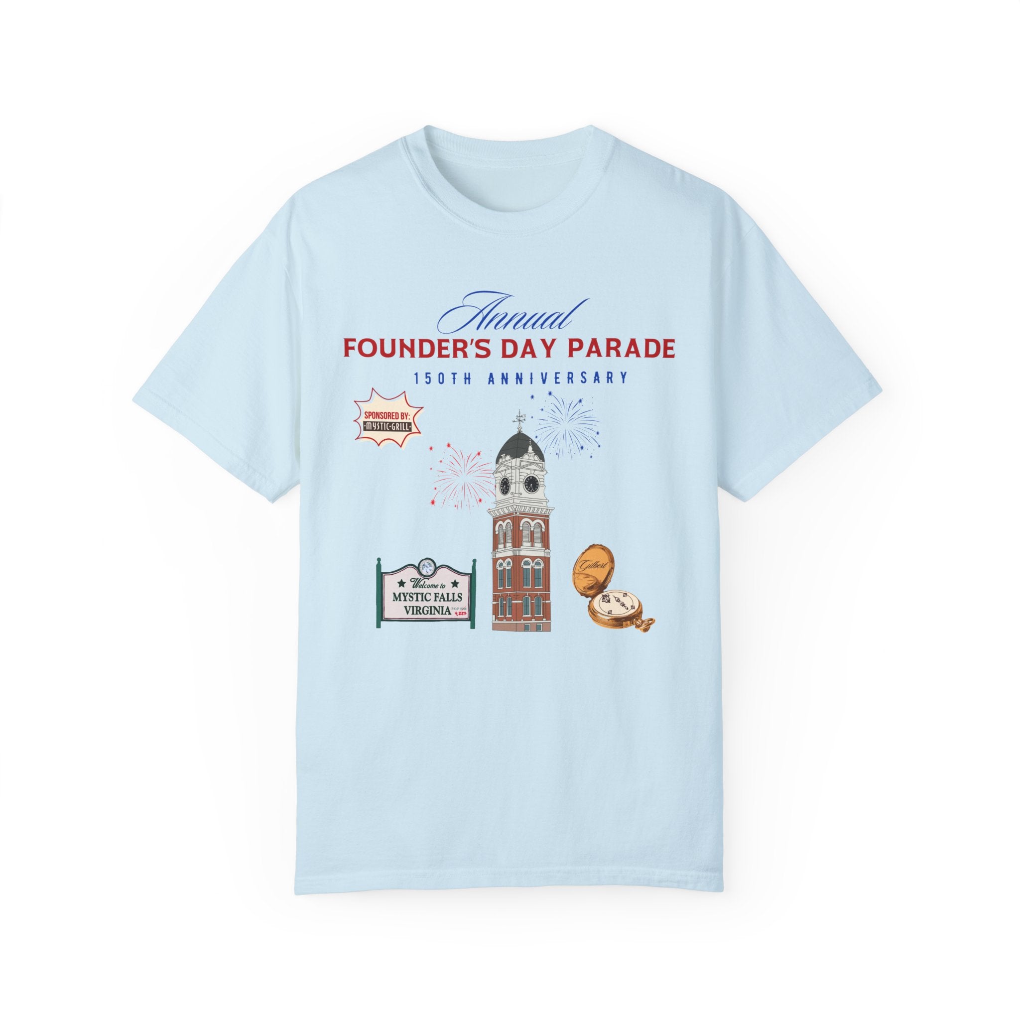 Founder's Day Parade T-Shirt - Comfortable Cotton Tee for Patriotic Celebrations & Community Events