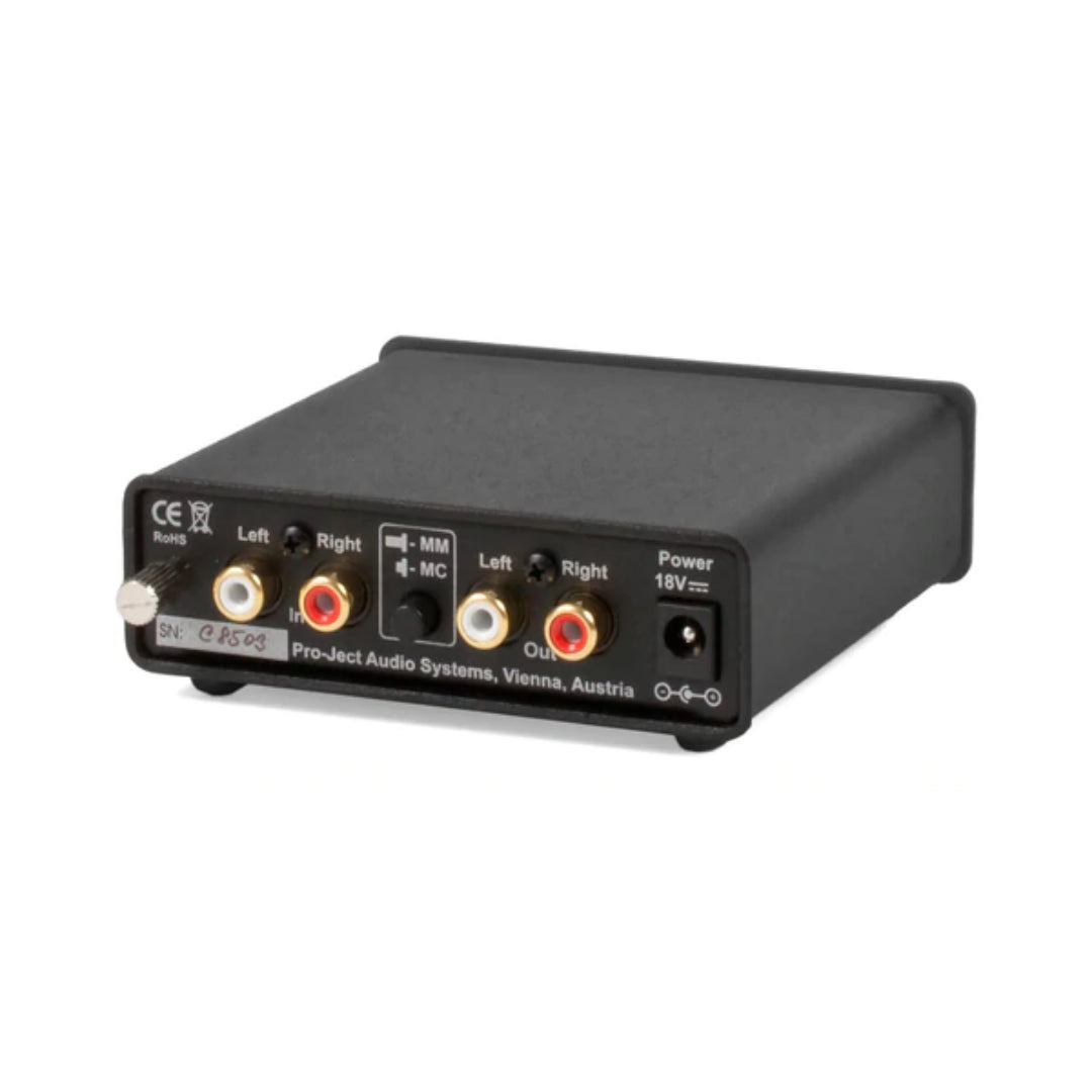 Pro-Ject MM/MC Phono Box Preamplifier - High-End Turntable Preamp for Vinyl Records & Hi-Fi Audio Systems | Perfect for Home Audio Setup & Vinyl Enthusiasts